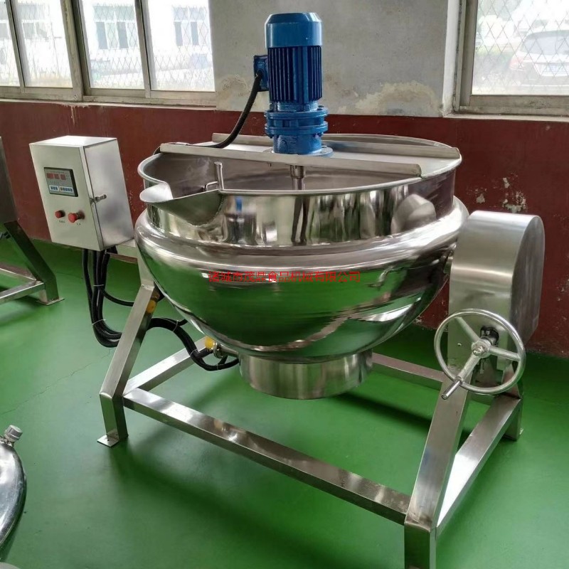 不銹鋼電加熱夾層鍋牛肉湯快速預(yù)煮鍋 結(jié)實耐用鹵煮鍋高壓粽子蒸煮鍋操作簡單